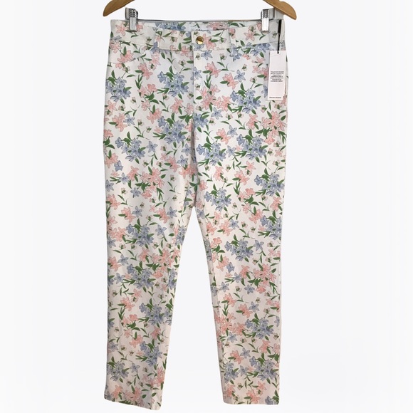 Calvin Klein High-Rise Straight Floral Women’s Jeans/Pants - 6 - Picture 12 of 15